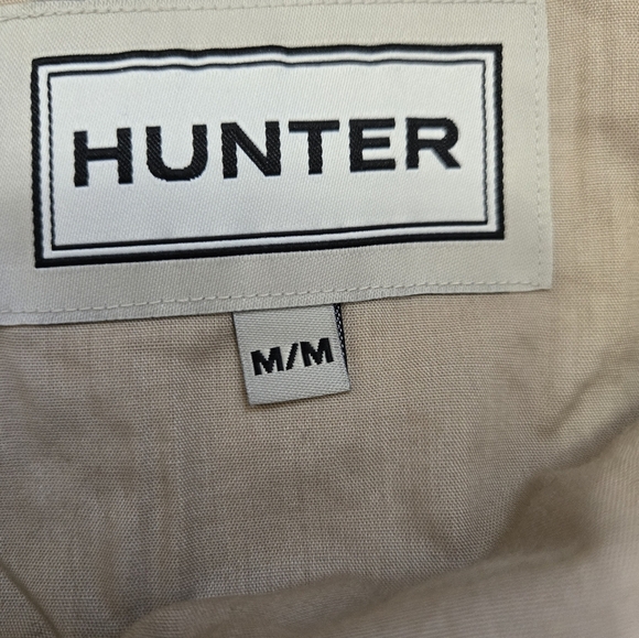 HUNTER 100% Merino Wool Beige Button Up Jacket. Size Medium - Picture 8 of 14